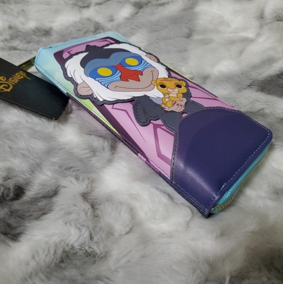 Loungefly Funko Lion King Zip Around Wallet - Picture 3 of 9